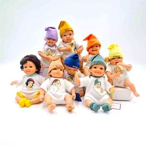 Disney Baby Dolls Set with Colorful Hats